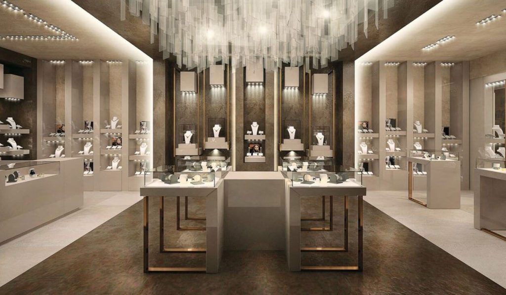 jewelry store burglary prevention with security fog