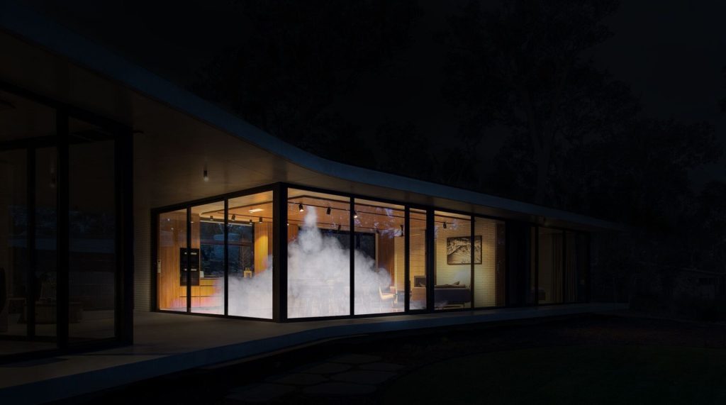 fog alarm system deployed in retail store