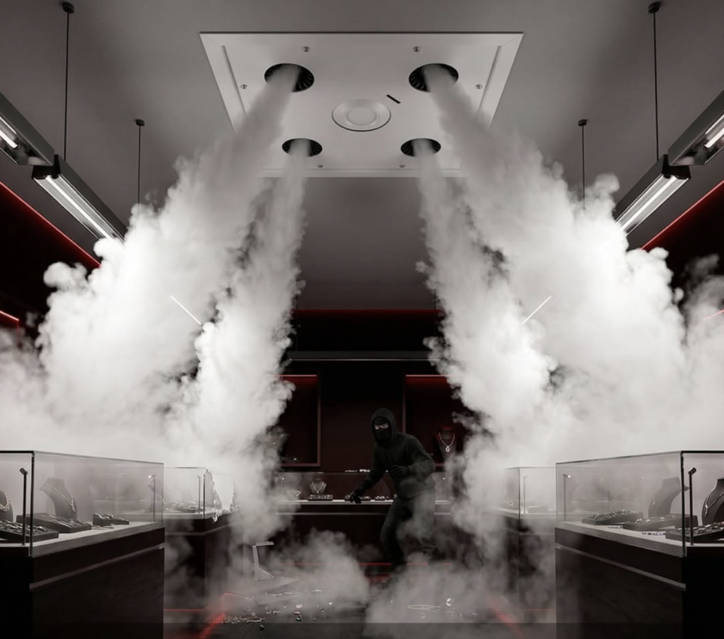 security fog systems for retail stores Canada