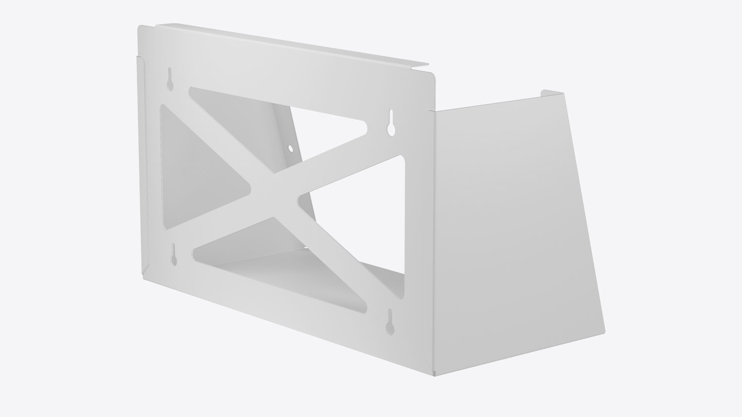 Housing mount extender anchored to the wall