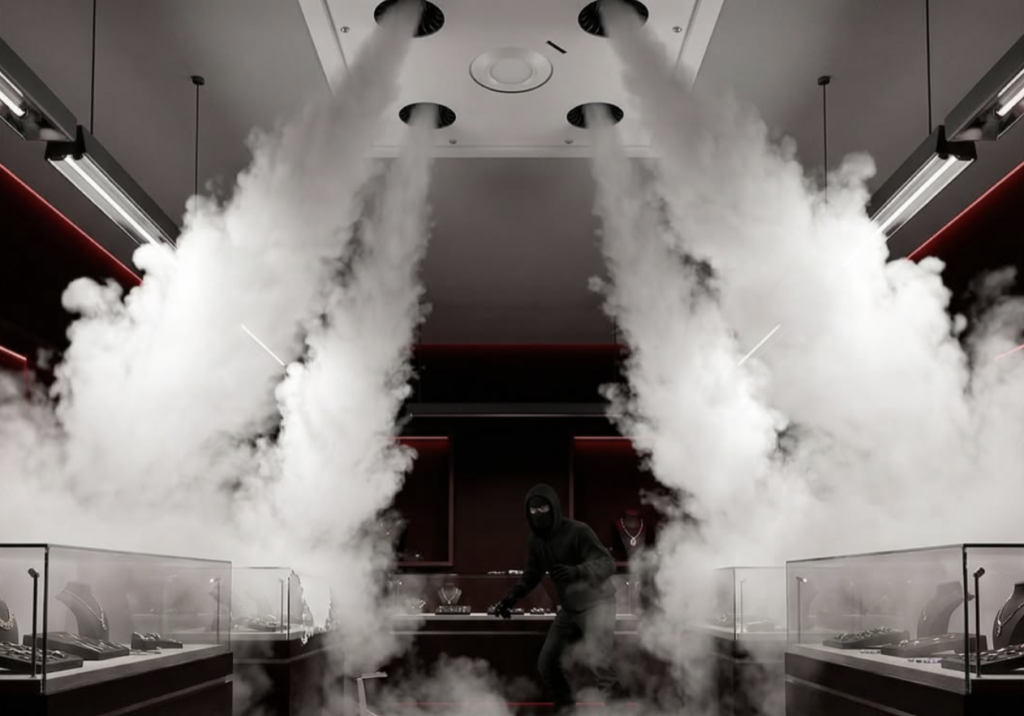 security fog systems for retail stores Canada